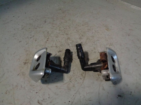 Range Rover L322 Washer Jets Headlight Washers Pair Of Silver 2006 to 2009
