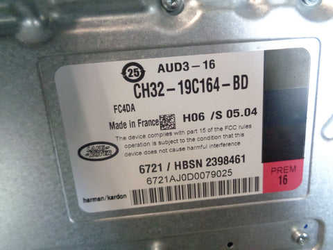 Amplifier Harman Kardon CH32-19C164-BD Discovery 4 Range Rover Sport Land Rover