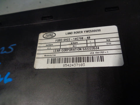 Electric Seat Module ECU Front YWC500690 L320 Discovery 3 Range Rover Sport