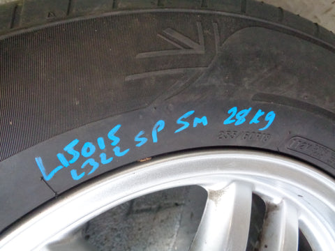 Range Rover L322 Alloy Wheel and Tyre 18" Single Spare 255/60R18 L15015SP