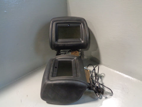Range Rover Sport Headrests Pair Front Screens Rear Facing Black L320 L08015