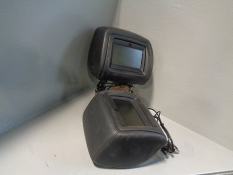 Range Rover Sport Headrests Pair Front Screens Rear Facing Black L320 L08015