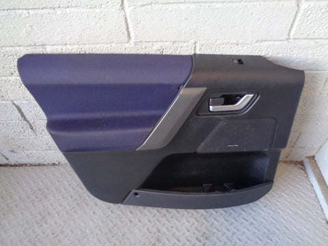 Freelander 2 Door Cards Set of 4 in Blue Cloth Land Rover 2006 to 2011 R06055