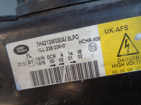 Range Rover L322 Headlight Xenon Near Side Facelift AFS Active 7H4213W030AA8LPO
