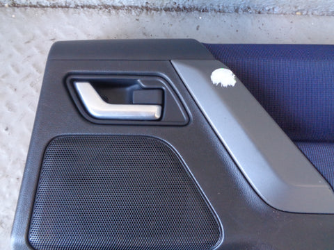 Freelander 2 Door Cards Set of 4 in Blue Cloth Land Rover 2006 to 2011 R06055