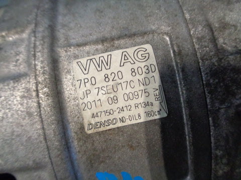 Porsche Cayenne 958 92A Air Con Compressor 7P0820803D 3.0 V6 TDi 2011 to 2018