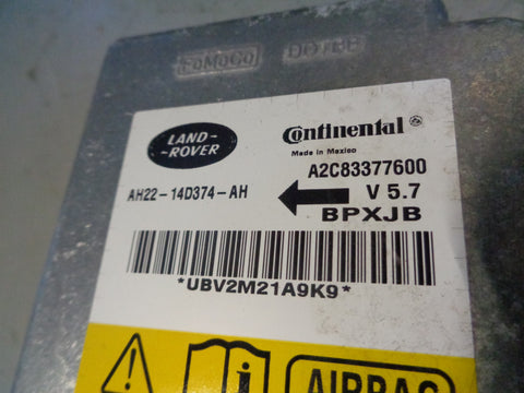 Range Rover Sport Airbag Control Module AH22-14D374-AH L320 2009 to 2013