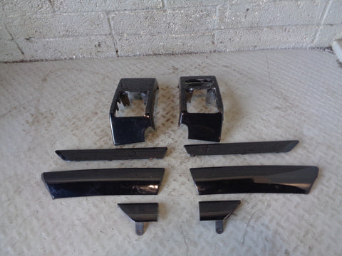 Range Rover L322 8 Piece Trim Dashboard Finisher Kit in Piano Gloss Black L10065