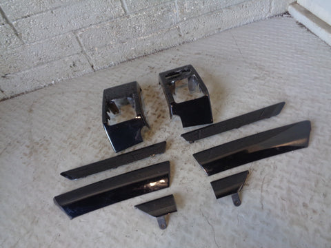 Range Rover L322 8 Piece Trim Dashboard Finisher Kit in Piano Gloss Black L10065