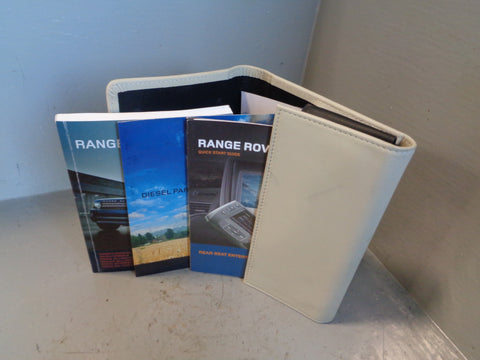 Range Rover Sport Handbook Manual in Wallet Autobiography 2009 to 2013 L07055