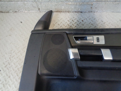 Discovery 4 Door Cards Black Set of 4 Silver Trim Land Rover 2009 to 2013 L22015