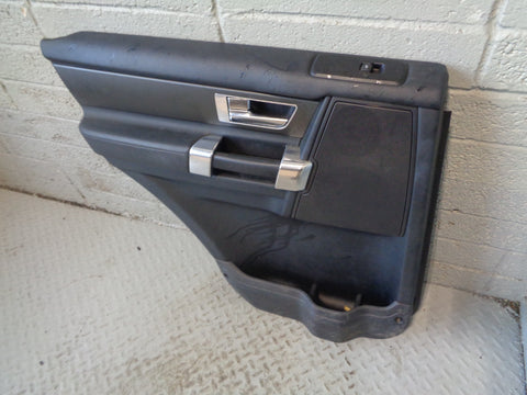 Discovery 4 Door Cards Black Set of 4 Silver Trim Land Rover 2009 to 2013 L22015