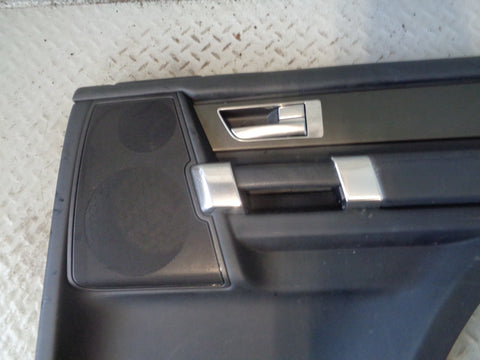 Discovery 4 Door Cards Black Set of 4 Silver Trim Land Rover 2009 to 2013 L22015