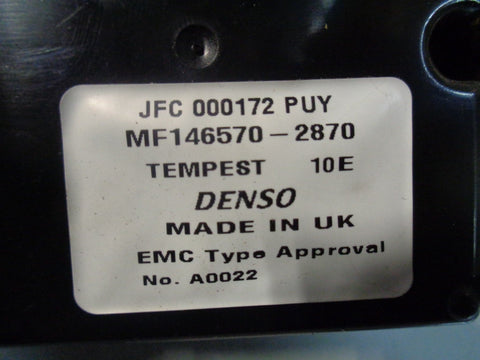 Discovery 2 Air Conditioning Dual Climate Control Unit Land Rover JFC000172PUY