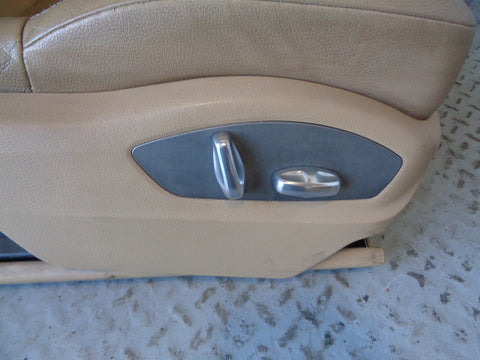 Porsche Cayenne 958 92A Seats Set of 5 in Beige Electric Adjust 2011 to 2014
