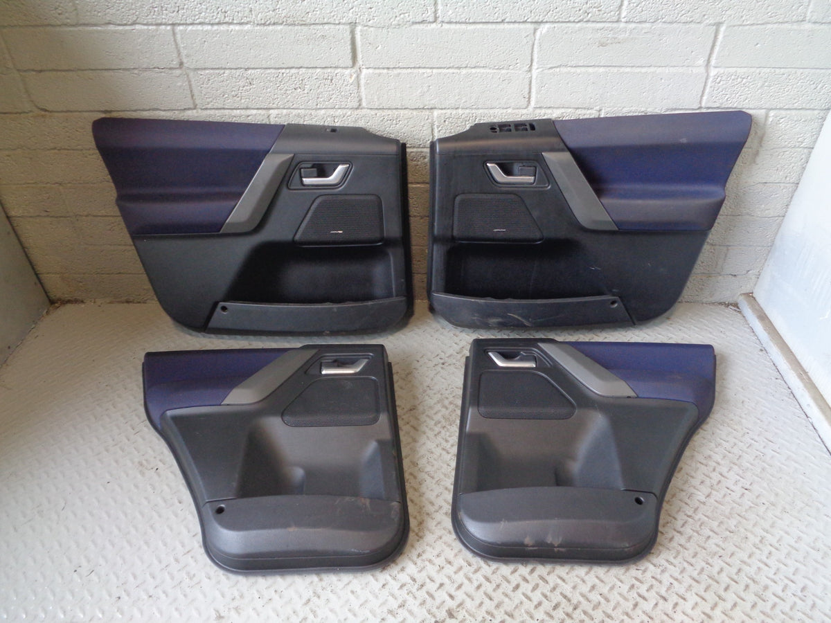 Freelander 2 Door Cards Set of 4 in Blue Cloth Land Rover 2006 to 2011 R23015