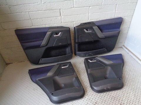 Freelander 2 Door Cards Set of 4 in Blue Cloth Land Rover 2006 to 2011 R23015
