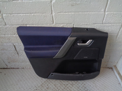 Freelander 2 Door Cards Set of 4 in Blue Cloth Land Rover 2006 to 2011 R23015