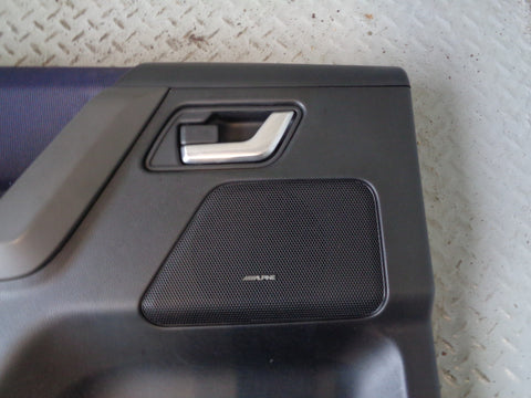 Freelander 2 Door Cards Set of 4 in Blue Cloth Land Rover 2006 to 2011 R23015