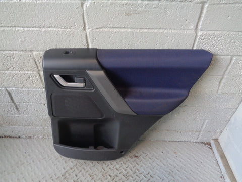 Freelander 2 Door Cards Set of 4 in Blue Cloth Land Rover 2006 to 2011 R23015