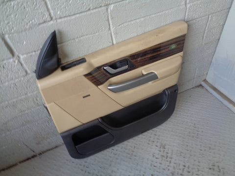 Range Rover Sport Door Cards in Beige with Wood Trim L320 2005 to 2009 K03035