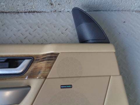 Range Rover Sport Door Cards in Beige with Wood Trim L320 2005 to 2009 K03035