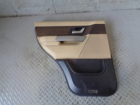 Range Rover Sport Door Cards in Beige with Wood Trim L320 2005 to 2009 K03035