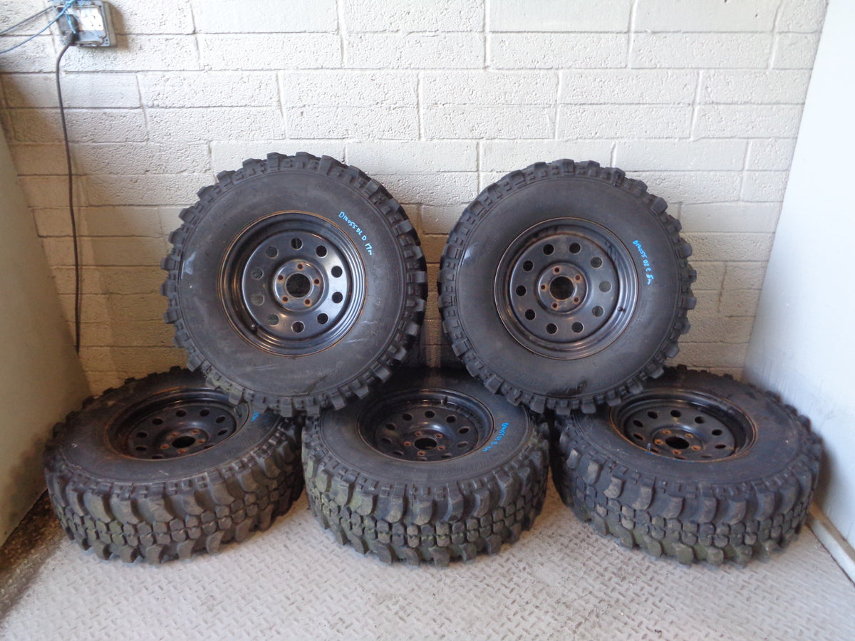 Discovery 2 Modular Steel Wheels with Tyres Set of 5 x 265/75R16 Land Rover