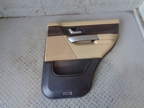 Range Rover Sport Door Cards in Beige with Wood Trim L320 2005 to 2009 K03035