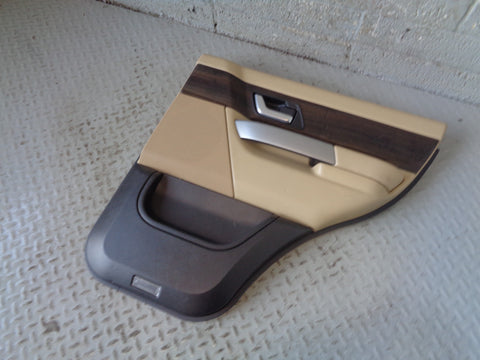 Range Rover Sport Door Cards in Beige with Wood Trim L320 2005 to 2009 K03035