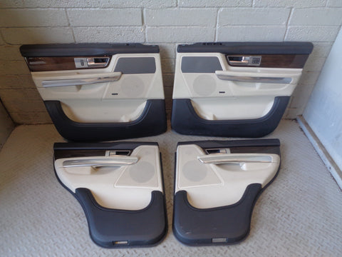 Range Rover Sport Door Cards in Ivory White Facelift L320 2009 to 2013 L03065