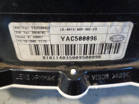 Discovery 3 Instrument Cluster 2.7 TDV6 YAC500096 Land Rover 2004 to 2007