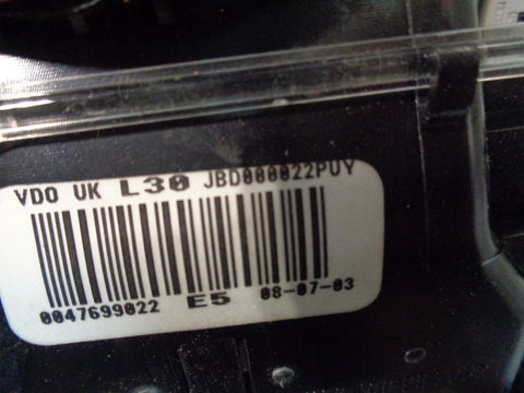 Range Rover L322 Dashboard Centre Air Vents JBD000022PUY 2002 to 2006