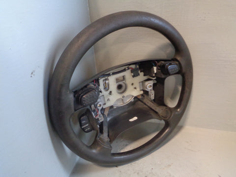 Discovery 2 Steering Wheel Land Rover Black Leather with Horn Buttons R05035