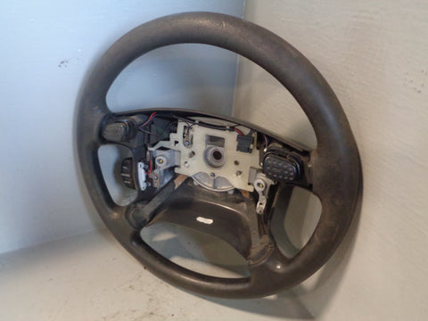 Discovery 2 Steering Wheel Land Rover Black Leather with Horn Buttons R05035