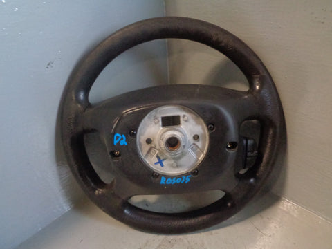 Discovery 2 Steering Wheel Land Rover Black Leather with Horn Buttons R05035