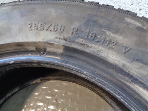 Pirelli Scorpion Zero 4x4 Part Worn Tyre 255 60 18 Tread 6mm D10035A