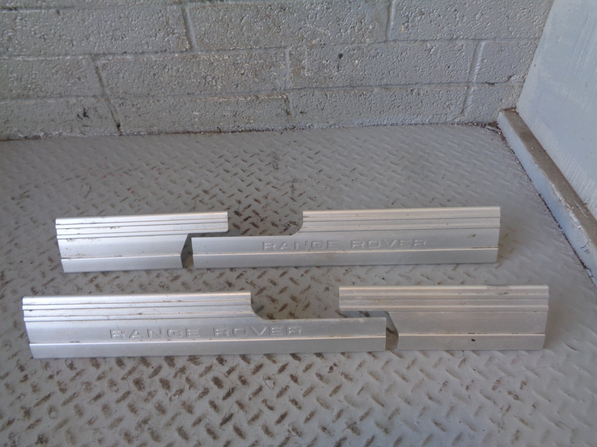 Range Rover L322 Kick Plates Full Set of 4 Aluminium Genuine 2006 to 2013 L03035