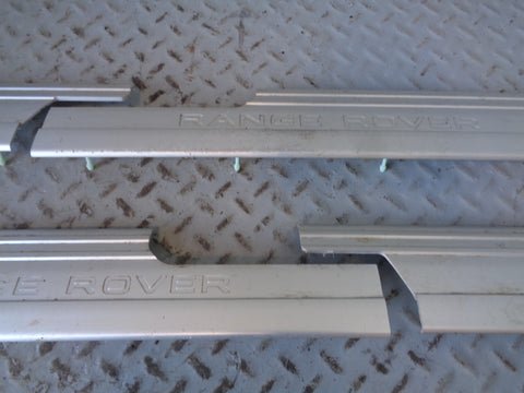 Range Rover L322 Kick Plates Full Set of 4 Aluminium Genuine 2006 to 2013 L03035