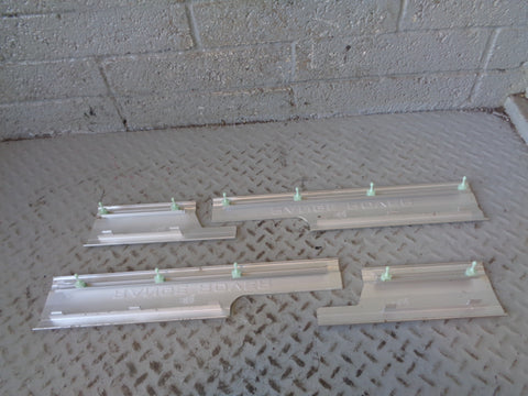 Range Rover L322 Kick Plates Full Set of 4 Aluminium Genuine 2006 to 2013 L03035