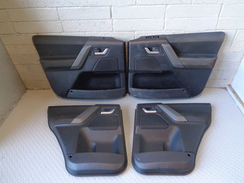 Freelander 2 Door Cards Set of 4 in Black Cloth Land Rover 2006 to 2011 R12035