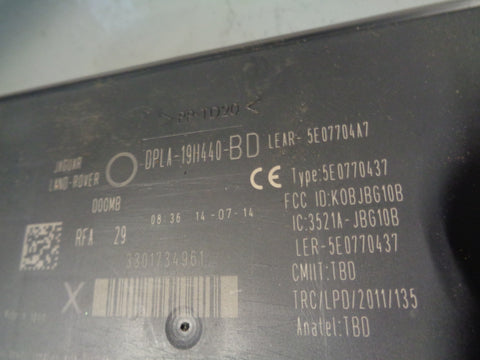 Range Rover L405 Keyless Entry Module DPLA-19H440-BD 2013 to 2017