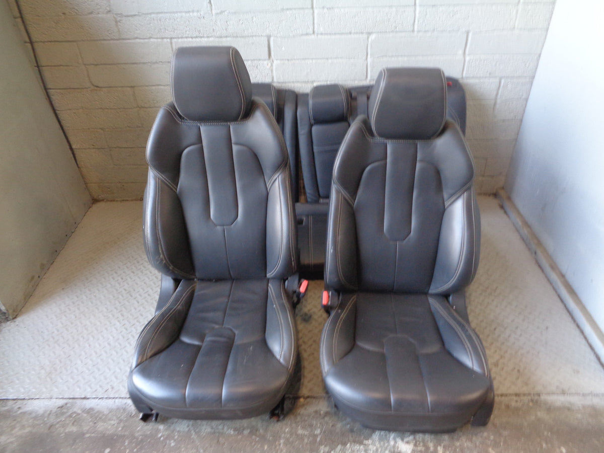 Range Rover Evoque Seats Set of Electric Black Leather L538 2011 to 2015 L18065