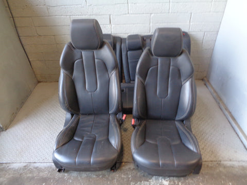 Range Rover Evoque Seats Set of Electric Black Leather L538 2011 to 2015 L18065