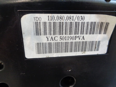 Range Rover L322 Speedometer Instrument Cluster 3.0 TD6 YAC501190PVA R31103