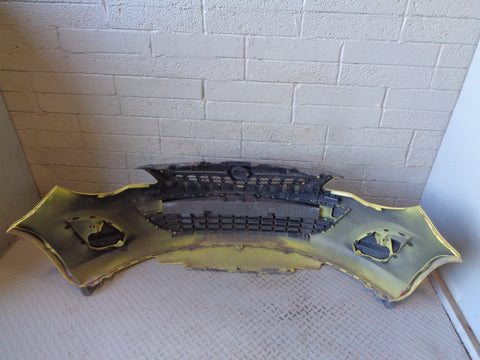 Vauxhall Corsa D Bumper Front Sunny Melon Yellow 40Q Facelift 2010 to 2014