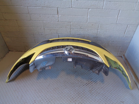 Vauxhall Corsa D Bumper Front Sunny Melon Yellow 40Q Facelift 2010 to 2014