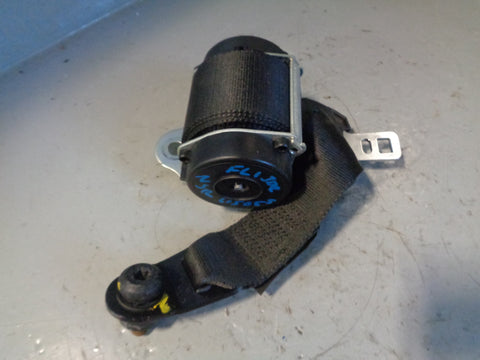 Freelander 1 Seat Belt in Black Near Side Rear 3 Door Land Rover 1998 to 2006
