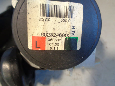 Freelander 1 Seat Belt in Black Off Side Rear 3 Door Land Rover 1998 to 2006