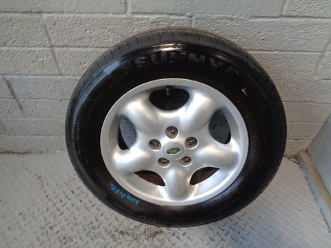 Freelander 1 Alloy Wheel and Tyre 16" Land Rover 215/65R16 2001 to 2006 R11124B